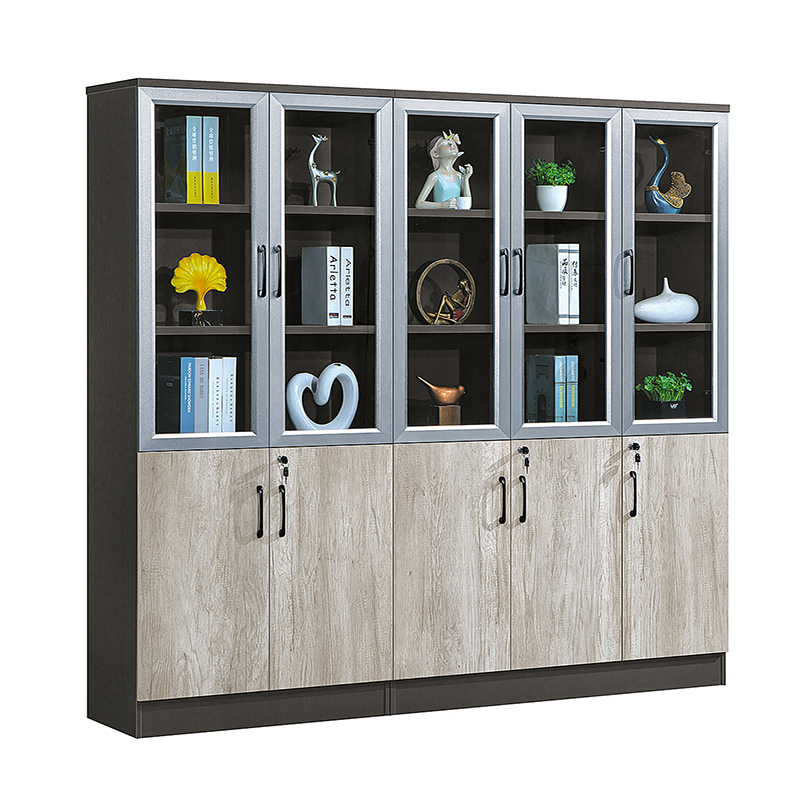 Vertical four-door cabinet display cabinet background cabinets executive office furniture