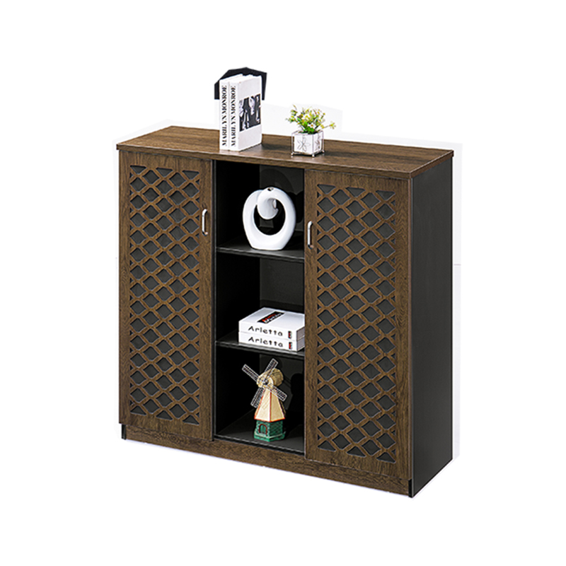Professional manufacturer modern solid wood tea cabinet for manager China supply