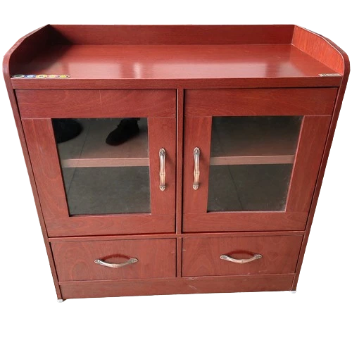 Two Layers Double Door Redwood Tea Cabinet: Elevate Your Tea Drinking Experience
