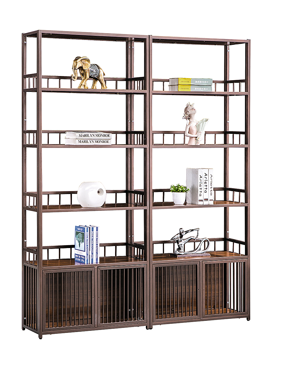 Factory wholesale classic style antique shelf solid wood shelf