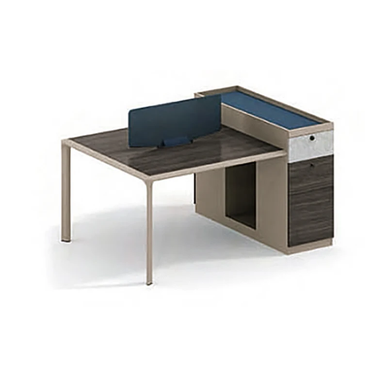 Customized professional Small luxury and modern staff desk with storage
