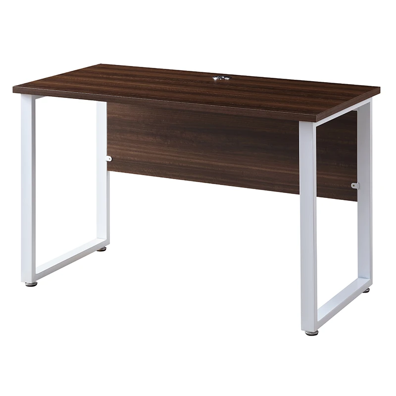 Brown Minimalistic Brown multi-functional table with iron legs