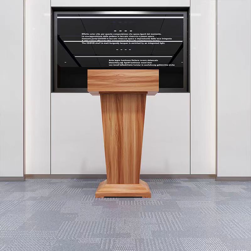 Factory Direct Sale Display reddish brown wood podium stages for winners and meeting